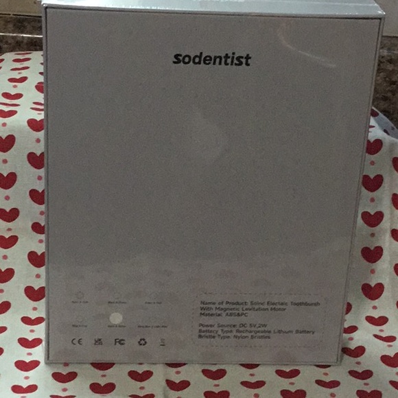 #500 Sonic Electric Toothbrush p2 Pack Black & White IOP NWOT - Picture 2 of 6